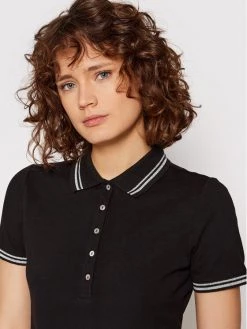 Geox Γυναίκες Μπλούζες Polo Polo Piquet Lurex W2510A T2649 F9000 Μαύρο Regular Fit Μαύρο -Συμφωνίες Geox Κατάστημα unnamed file 107