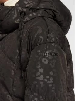 Geox Γυναίκες Χειμωνιάτικα Μπουφάν Μπουφάν πουπουλένιο Damiana W2628L T2942 F9000 Μαύρο Regular Fit Μαύρο -Συμφωνίες Geox Κατάστημα unnamed file 11