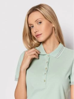 Geox Γυναίκες Μπλούζες Polo Polo W Piquet Lurex W2510A T2649 F4555 Πράσινο Regular Fit Πράσινο -Συμφωνίες Geox Κατάστημα unnamed file 112