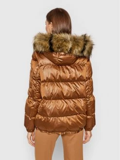 Geox Γυναίκες Χειμωνιάτικα Μπουφάν Μπουφάν πουπουλένιο Backsie W1428S T2843 F6211 Καφέ Regular Fit Καφέ -Συμφωνίες Geox Κατάστημα unnamed file 175