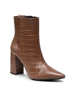 Geox Γυναίκες Biker Μποτάκια Μποτάκια D Bigliana 90 D D16PWD 00040 C6777 Καφέ Καφέ