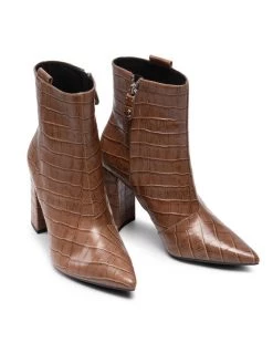 Geox Γυναίκες Biker Μποτάκια Μποτάκια D Bigliana 90 D D16PWD 00040 C6777 Καφέ Καφέ -Συμφωνίες Geox Κατάστημα unnamed file 1819