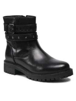 Geox Γυναίκες Biker Μποτάκια Μποτάκια D Hoara H D04FTH 00043 C9999 Μαύρο Μαύρο