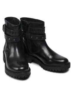 Geox Γυναίκες Biker Μποτάκια Μποτάκια D Hoara H D04FTH 00043 C9999 Μαύρο Μαύρο -Συμφωνίες Geox Κατάστημα unnamed file 1861