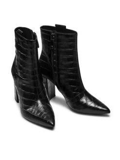 Geox Γυναίκες Biker Μποτάκια Μποτάκια D Bigliana 90 D D16PWD 00040 C9999 Μαύρο Μαύρο -Συμφωνίες Geox Κατάστημα unnamed file 1969