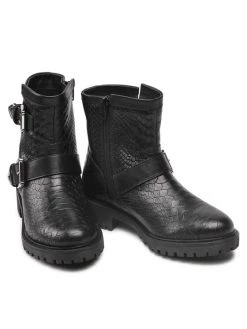 Geox Γυναίκες Biker Μποτάκια Μποτάκια D Hoara A D16FTA 04143 C9999 Μαύρο Μαύρο -Συμφωνίες Geox Κατάστημα unnamed file 1987