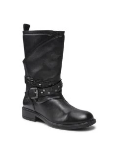 Geox Γυναίκες Biker Μποτάκια Μποτάκια D Catria G D16LQG 000TU C9999 Μαύρο Μαύρο