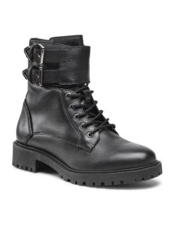 Geox Γυναίκες Biker Μποτάκια Ορειβατικά παπούτσια D Hoara C D16FTC 00046 C9999 Μαύρο Μαύρο