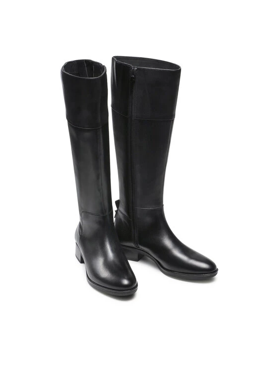 Geox Γυναίκες Μπότες Ιππασίας D Felicity F D16G1F 00043 C9999 Μαύρο Μαύρο 7 Geox Γυναίκες Μπότες Ιππασίας D Felicity F D16G1F 00043 C9999 Μαύρο Μαύρο - Image 5