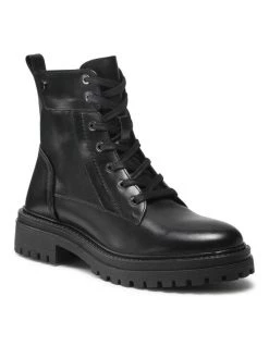 Geox Γυναίκες Biker Μποτάκια Ορειβατικά παπούτσια D Iridea C D16HRC 00043 C9999 Μαύρο Μαύρο