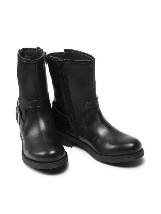 Geox Γυναίκες Biker Μποτάκια Μποτάκια D Rawelle B D166RB 0TU43 C9999 Μαύρο Μαύρο 7 Geox Γυναίκες Biker Μποτάκια Μποτάκια D Rawelle B D166RB 0TU43 C9999 Μαύρο Μαύρο - Image 5