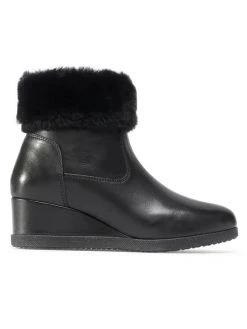 Geox Γυναίκες Biker Μποτάκια Μποτάκια D Anylla Wedge G D04LDG 00085 C9999 Μαύρο Μαύρο -Συμφωνίες Geox Κατάστημα unnamed file 2135