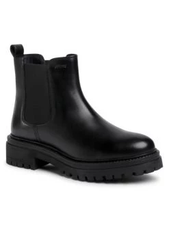 Geox Γυναίκες Biker Μποτάκια Ορειβατικά παπούτσια D Iridea B D04HRB 00043 C9999 Μαύρο Μαύρο