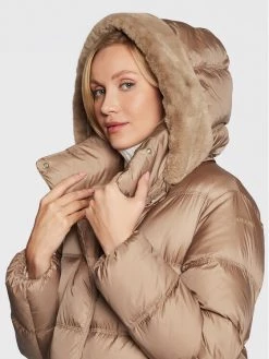 Geox Γυναίκες Χειμωνιάτικα Μπουφάν Μπουφάν πουπουλένιο Thaina W2626F T2562 F5239 Καφέ Regular Fit Καφέ -Συμφωνίες Geox Κατάστημα unnamed file 22