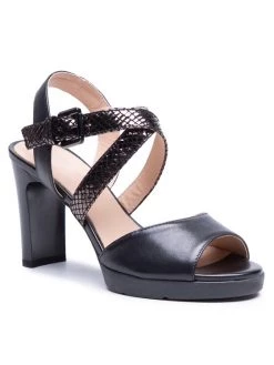 Geox Γυναίκες Σανδάλια D Annya High Sandal D D02CLD 000KY C9999 Μαύρο Μαύρο