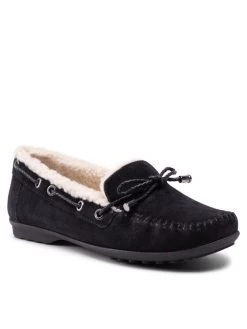 Geox Γυναίκες Κλειστά Παπούτσια Μοκασίνια D Elidia B D162TB 022BC C9999 Μαύρο Μαύρο