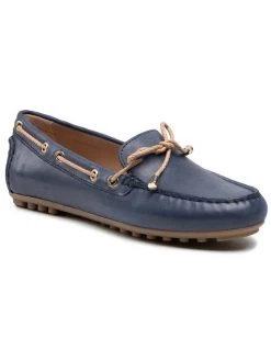 Geox Γυναίκες Κλειστά Παπούτσια Μοκασίνια D Leelyan C D154RC 0CL54 C0211 Μπλε Μπλε