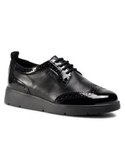 Geox Γυναίκες Κλειστά Παπούτσια Oxfords D Arlara I D04LCI 08502 C9999 Μαύρο Μαύρο