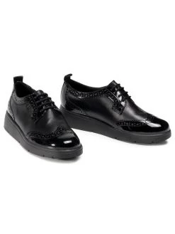 Geox Γυναίκες Κλειστά Παπούτσια Oxfords D Arlara I D04LCI 08502 C9999 Μαύρο Μαύρο -Συμφωνίες Geox Κατάστημα unnamed file 2292