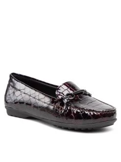 Geox Γυναίκες Κλειστά Παπούτσια Μοκασίνια D Elidia A D162TA 000EP C7357 Μπορντό Μπορντό