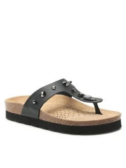 Geox Γυναίκες Σαγιονάρες D Brionia High D D25SYD 0003C C9999 Μαύρο Μαύρο