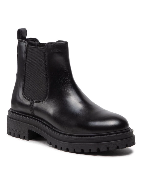 Geox Γυναίκες Biker Μποτάκια Μποτάκια με λάστιχο D Iridea P D26HRP 00043 C9999 Μαύρο Μαύρο 3 Geox Γυναίκες Biker Μποτάκια Μποτάκια με λάστιχο D Iridea P D26HRP 00043 C9999 Μαύρο Μαύρο