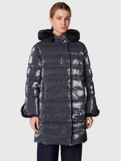 Geox Γυναίκες Χειμωνιάτικα Μπουφάν Μπουφάν πουπουλένιο Skyley W2626W T2957 F4569 Σκούρο μπλε Regular Fit Σκούρο μπλε