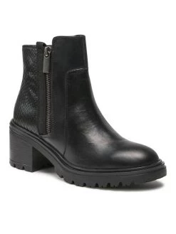 Geox Γυναίκες Biker Μποτάκια Μποτάκια D Damiana B D26QCB 04341 C9999 Μαύρο Μαύρο