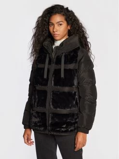 Geox Γυναίκες Πουπουλένια Μπουφάν Μπουφάν πουπουλένιο Rawelle W2628W TC166 F0278 Μαύρο Regular Fit Μαύρο