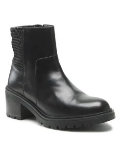 Geox Γυναίκες Biker Μποτάκια Μποτάκια D Damiana C D26QCC 0436W C9999 Μαύρο Μαύρο