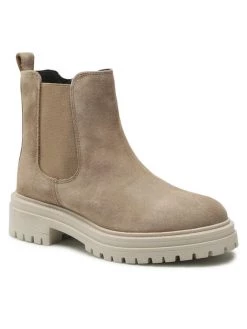 Geox Γυναίκες Biker Μποτάκια Μποτάκια D Iridea S D26HRS 00022 C5004 Μπεζ Μπεζ