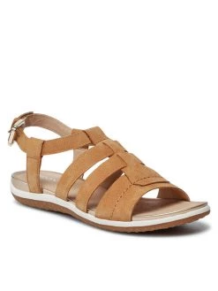 Geox Γυναίκες Σανδάλια D S.Vega D D25R6D 00033 C6001 Καφέ Καφέ