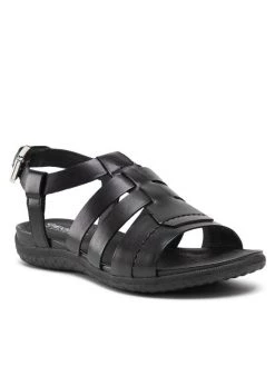 Geox Γυναίκες Σανδάλια D S. Vega D D25R6D 00043 C9999 Μαύρο Μαύρο