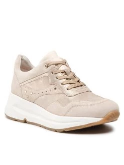 Geox Γυναίκες Αθλητικά D Backsie A D25FLA 0AL22 CA5H6 Μπεζ Μπεζ