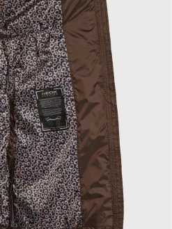 Geox Γυναίκες Χειμωνιάτικα Μπουφάν Μπουφάν πουπουλένιο Adrya W2626G T2566 F6195 Καφέ Regular Fit Καφέ -Συμφωνίες Geox Κατάστημα unnamed file 2977