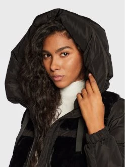 Geox Γυναίκες Πουπουλένια Μπουφάν Μπουφάν πουπουλένιο Rawelle W2628W TC166 F0278 Μαύρο Regular Fit Μαύρο -Συμφωνίες Geox Κατάστημα unnamed file 3