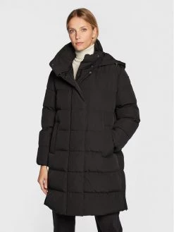 Geox Γυναίκες Χειμωνιάτικα Μπουφάν Μπουφάν πουπουλένιο Jaylon W2628J T2947 F9000 Μαύρο Regular Fit Μαύρο