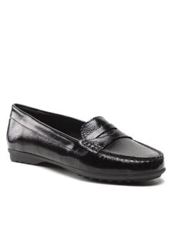 Geox Γυναίκες Κλειστά Παπούτσια Μοκασίνια D Elidia A D642TA 00067 C9999 Μαύρο Μαύρο