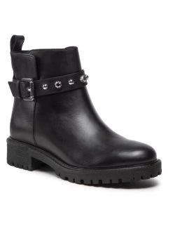 Geox Γυναίκες Biker Μποτάκια Μποτάκια D Hoara F D26FTF 00043 C9999 Μαύρο Μαύρο