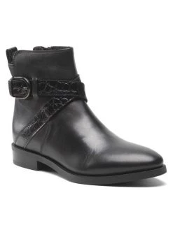 Geox Γυναίκες Biker Μποτάκια Μποτάκια D Brogue D D262UD 04340 C9999 Μαύρο Μαύρο