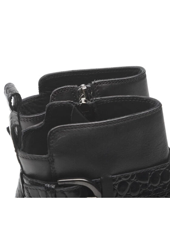 Geox Γυναίκες Biker Μποτάκια Μποτάκια D Brogue D D262UD 04340 C9999 Μαύρο Μαύρο 7 Geox Γυναίκες Biker Μποτάκια Μποτάκια D Brogue D D262UD 04340 C9999 Μαύρο Μαύρο - Image 5