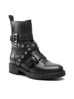 Geox Γυναίκες Biker Μποτάκια Μποτάκια D Hoara C D26FTC 00043 C9999 Μαύρο Μαύρο