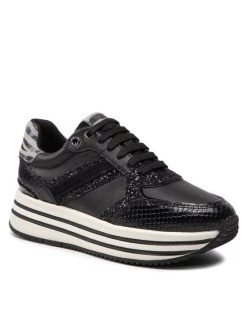 Geox Γυναίκες Αθλητικά D Kency B D16QHB 08502 C9999 Μαύρο Μαύρο