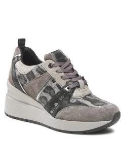 Geox Γυναίκες Κοντά Αθλητικά Αθλητικά D Zosma B D268LB 0ZI22 C9002 Γκρι Γκρι