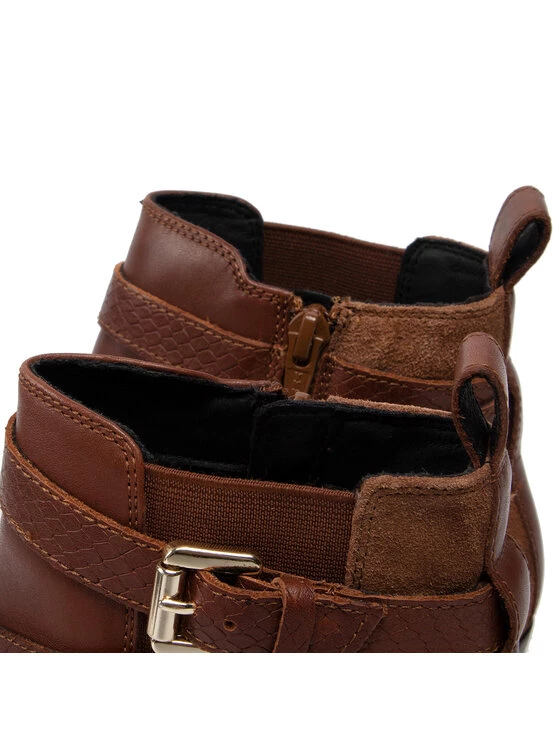 Geox Γυναίκες Biker Μποτάκια Μποτάκια D New Asheel B D26FSB 04341 C0013 Καφέ Καφέ 7 Geox Γυναίκες Biker Μποτάκια Μποτάκια D New Asheel B D26FSB 04341 C0013 Καφέ Καφέ - Image 5