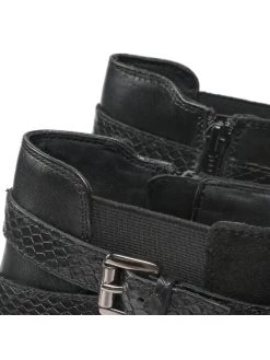 Geox Γυναίκες Biker Μποτάκια Μποτάκια D New Asheel B D26FSB 04341 C9999 Μαύρο Μαύρο -Συμφωνίες Geox Κατάστημα unnamed file 3745