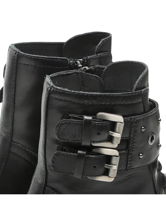Geox Γυναίκες Biker Μποτάκια Μποτάκια D Rawelle J D266RJ 000TU C9999 Μαύρο Μαύρο 7 Geox Γυναίκες Biker Μποτάκια Μποτάκια D Rawelle J D266RJ 000TU C9999 Μαύρο Μαύρο - Image 5