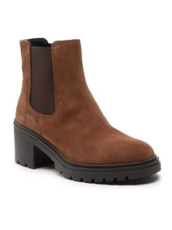 Geox Γυναίκες Chelsea Boots Μποτάκια με λάστιχο D Damiana E D16QCE 00023 C0013 Καφέ Καφέ