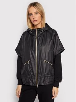 Geox Γυναίκες Μεταβατικά Μπουφάν Μπουφάν μεταβατικό Seyla W2522H T2911 F9000 Μαύρο Regular Fit Μαύρο