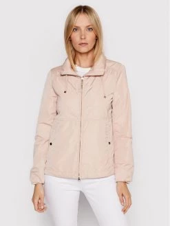 Geox Γυναίκες Μεταβατικά Μπουφάν Μπουφάν μεταβατικό Genziana W2520P T2506 F8294 Ροζ Regular Fit Ροζ